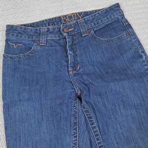 Kimes Ranch Betty Women’s Jeans Size 8/34 Dark Wash Stretch Made USA Denim